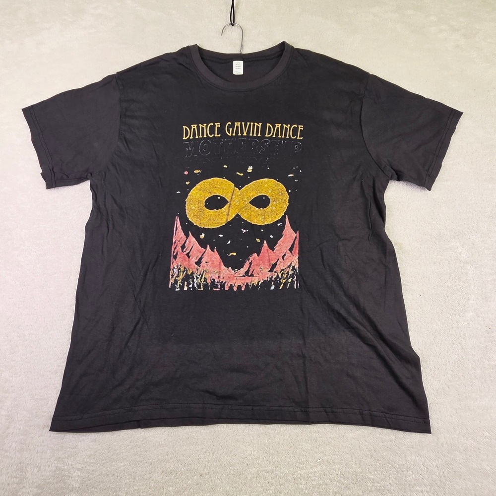 Dance Gavin Dance Mothership Band Graphic T-Shirt Black Large L